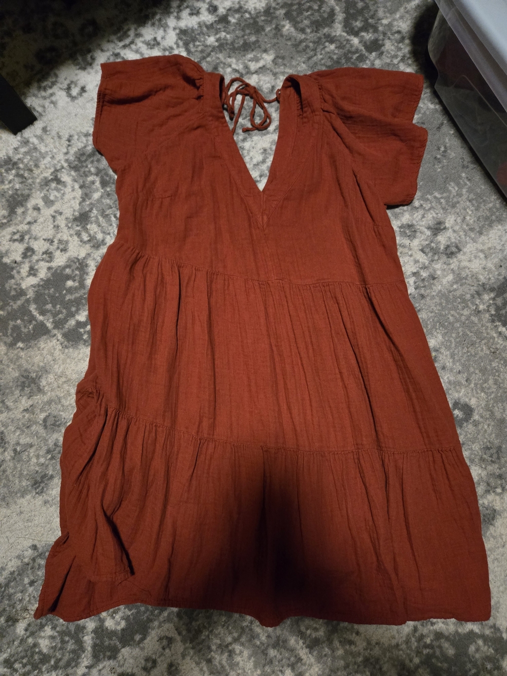 Old Navy Rust Red Cotton Top